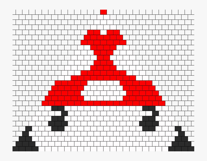 Transparent Mario Mushroom Png - Pony Bead Bikini Pattern, Png Download, Free Download