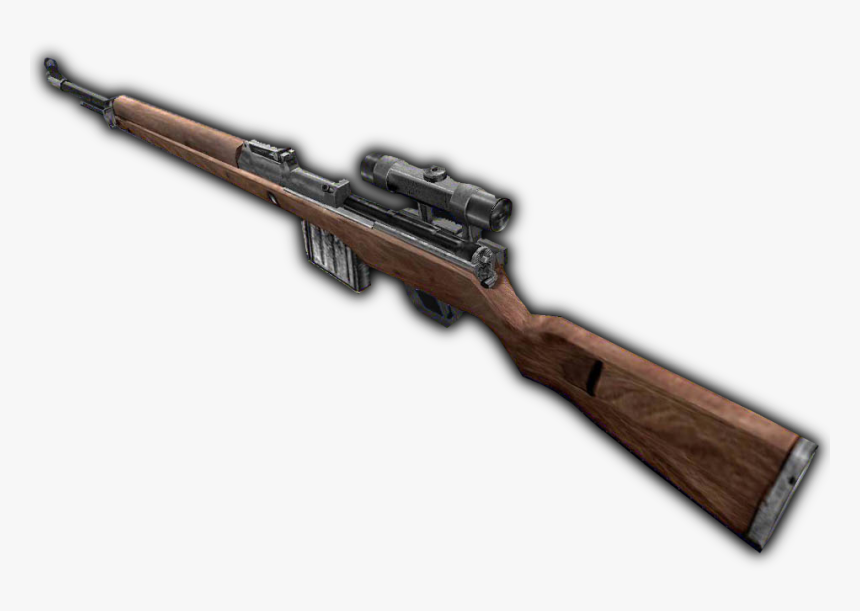 Gewehr 43 Sniper Scope 3rd Person Fh - Gewehr 43 With Scope, HD Png Download, Free Download