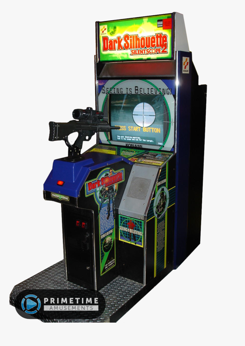 Silent Scope 2 Konami Arcade Game For Sale - Video Game Arcade Cabinet, HD Png Download, Free Download