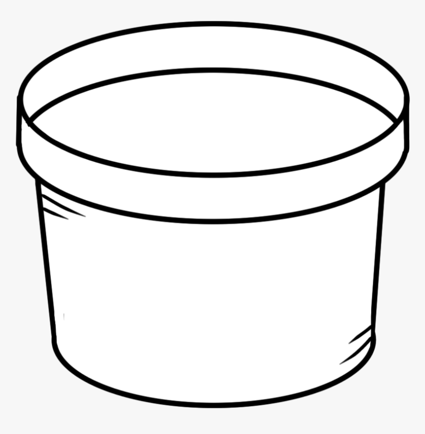 Black And White Clipart Pot Png - Clip Art, Transparent Png, Free Download