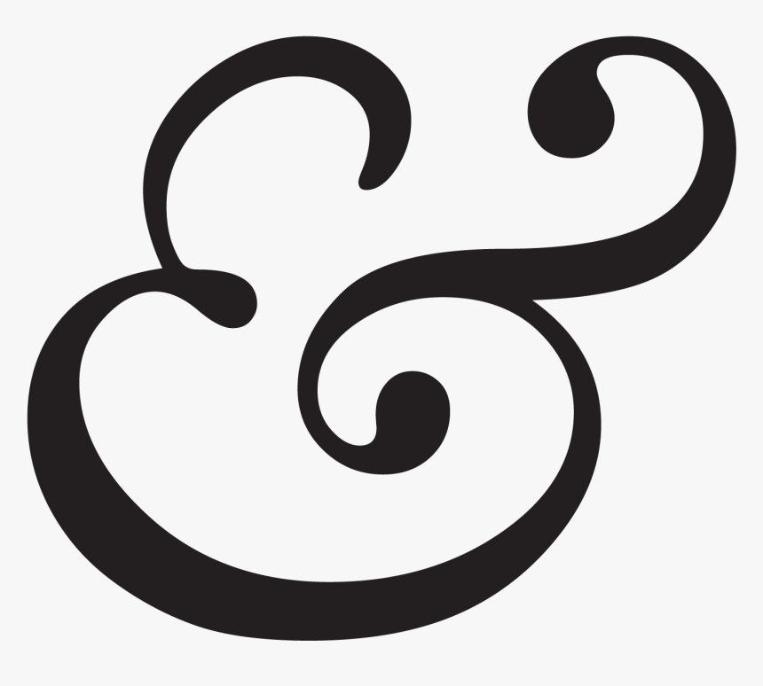 Ampersand Baskerville Typographic Ligature Typography - Above & Beyond, HD Png Download, Free Download