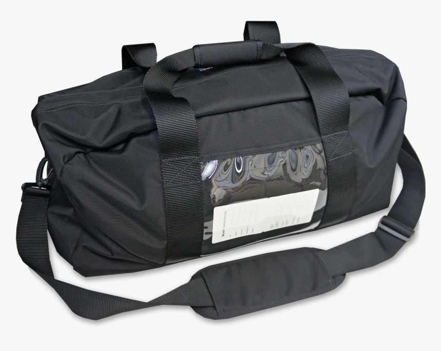 transparent duffle bag