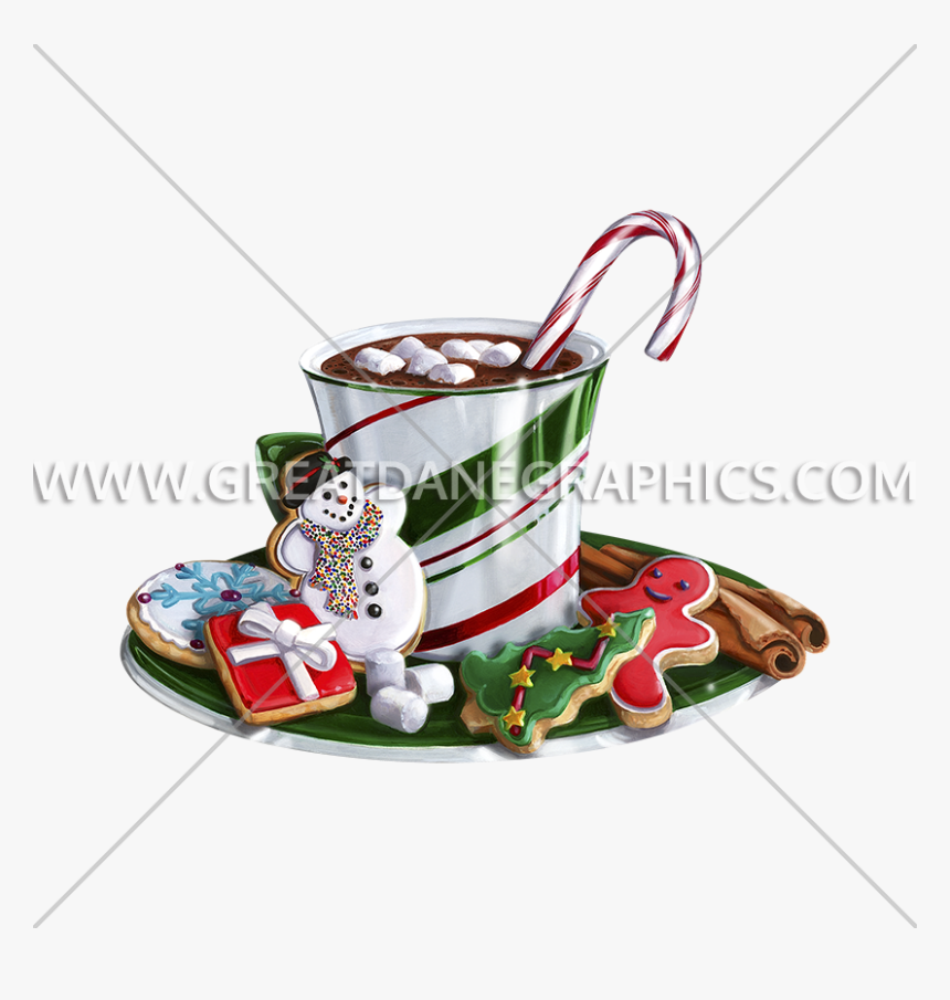 Christmas Clipart Hot Chocolate - Cartoon, HD Png Download, Free Download