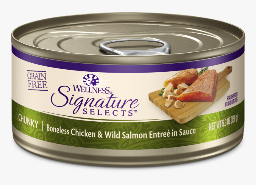 Signature Selects Chunky Chicken Wild Salmon - Wellness Core Signature Selects Flaked Skipjack Tuna, HD Png Download, Free Download