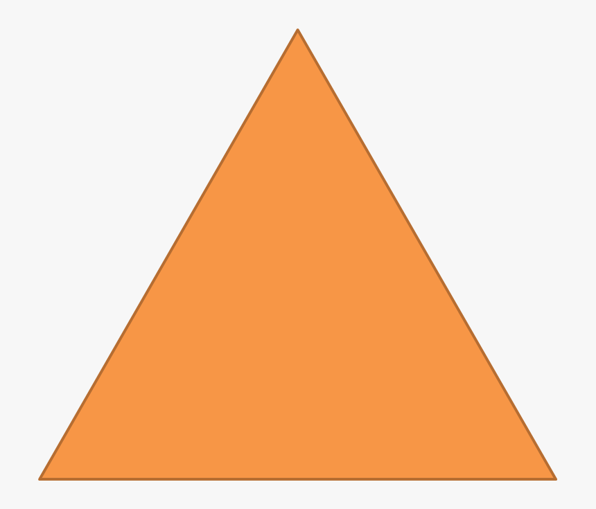 Orange Triangle Clipart , Png Download - Orange Triangle, Transparent Png, Free Download