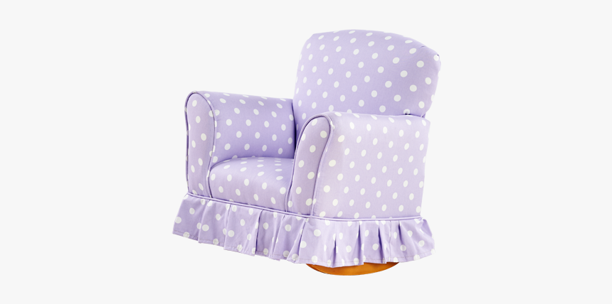 Kids Rocker, Skirted, Polka Dot, Purple"
 Title="kids - Recliner, HD Png Download, Free Download