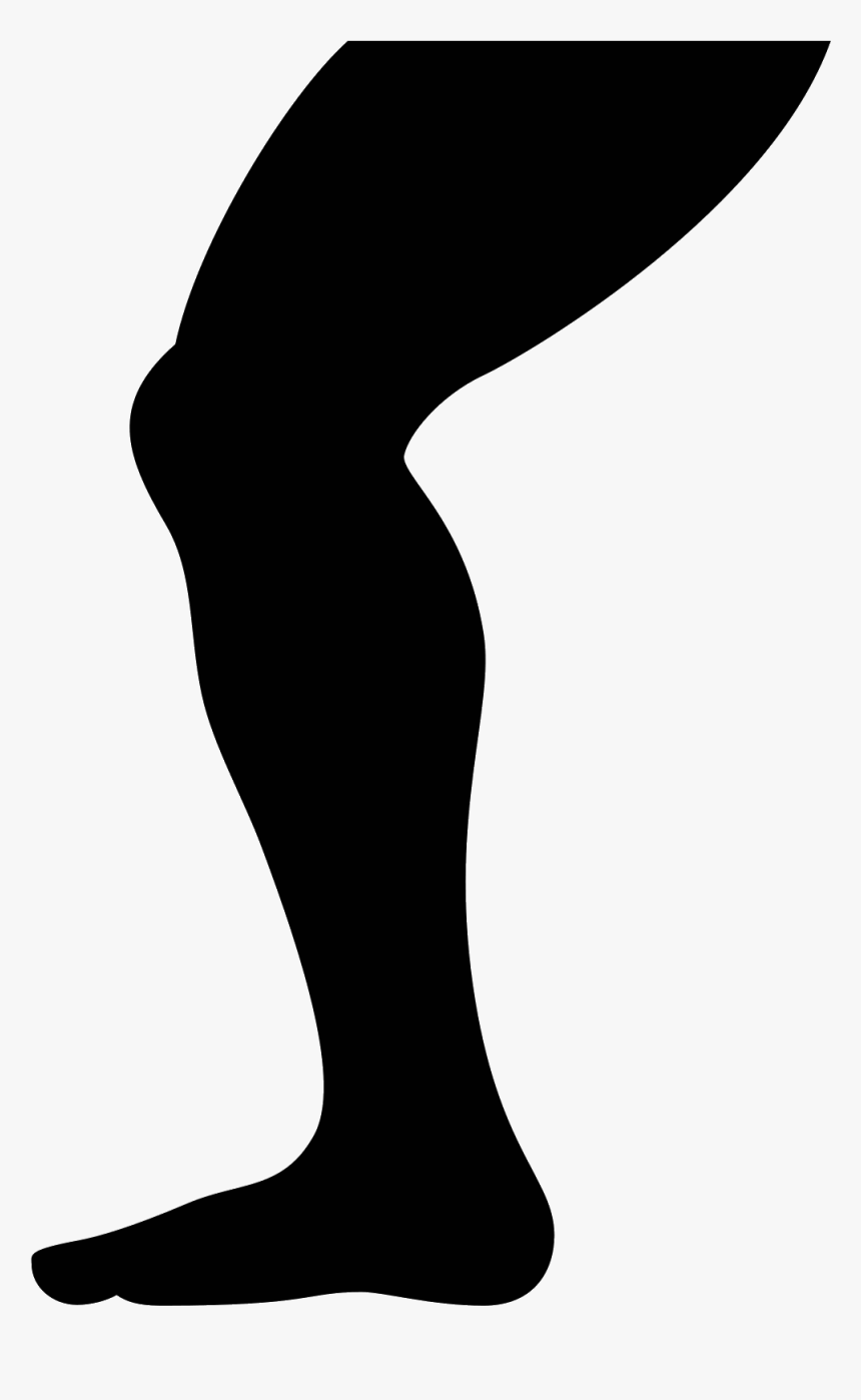 This Is A Leg From The Top Of The Thigh Down To The - Leg Icon, HD Png Download, Free Download