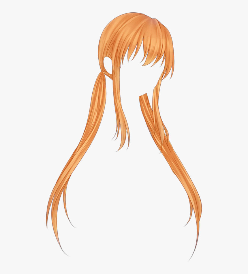 Animehair Orange Ginger Fruit Anime Hair Gacha Anime Hair Wig Png Transparent Png Kindpng