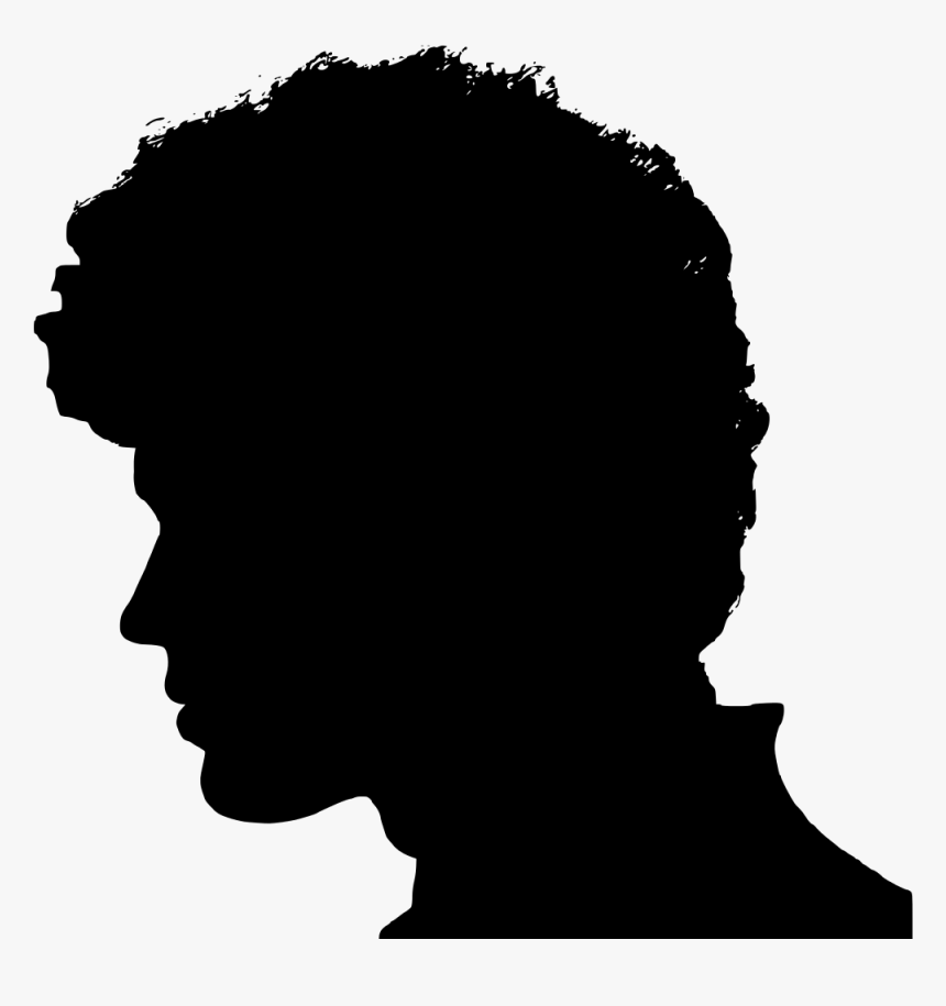 Lucio Battisti Png Transparent - Boy Face Silhouette Png, Png Download, Free Download