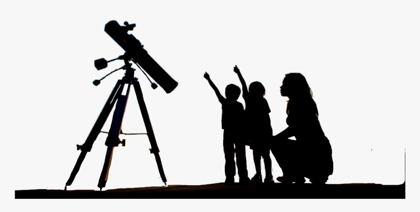 #family #silhouette #freetoedit - Child Stargazing, HD Png Download, Free Download