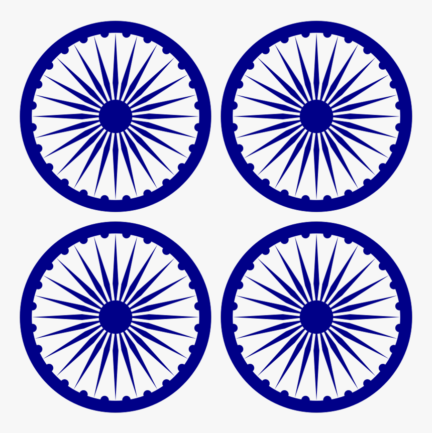 How to draw the Ashoka Chakra of the Indian Flag – Step by Step – MOM AND  IDEAS