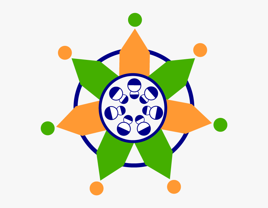 They Are In Saffron And Green Color Which Are Indian - Logo Design In Indian Flag, HD Png Download, Free Download