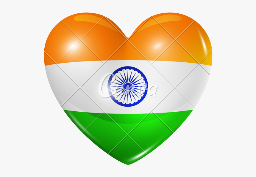 India Transparent Symbol - India Flag Heart Png, Png Download, Free Download