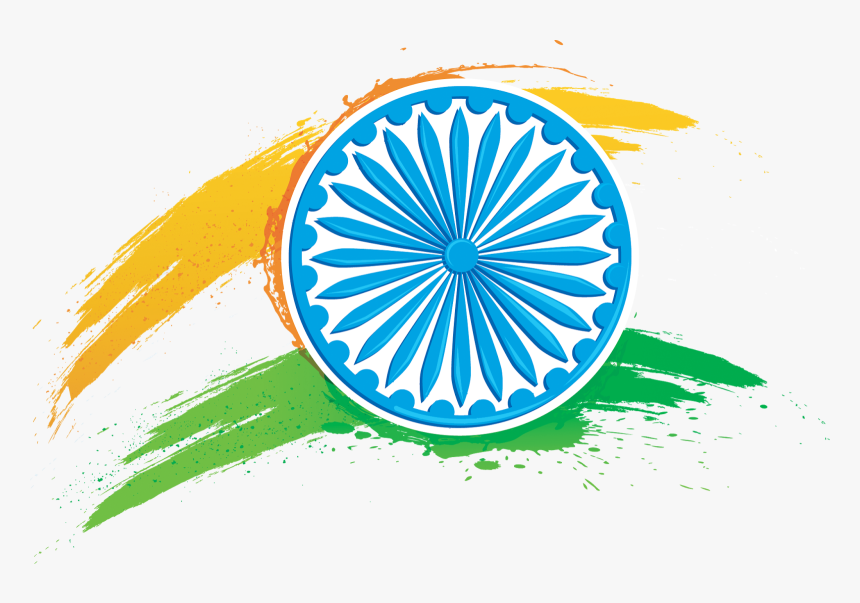 Indian Flag With Ashoka Chakra HD Png Download Kindpng