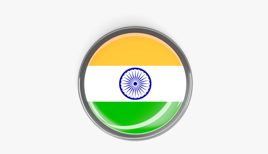 India Transparent Button - Flag Of India, HD Png Download, Free Download
