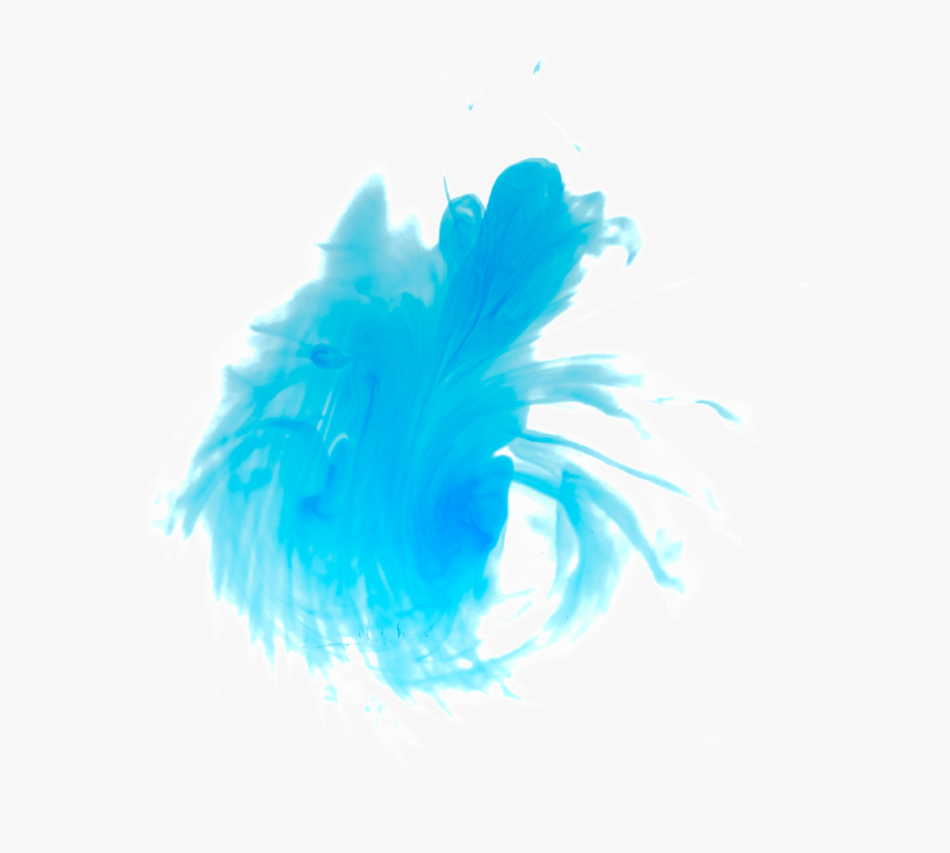 Beautiful Blue Smoke Brush - Illustration, HD Png Download, Free Download