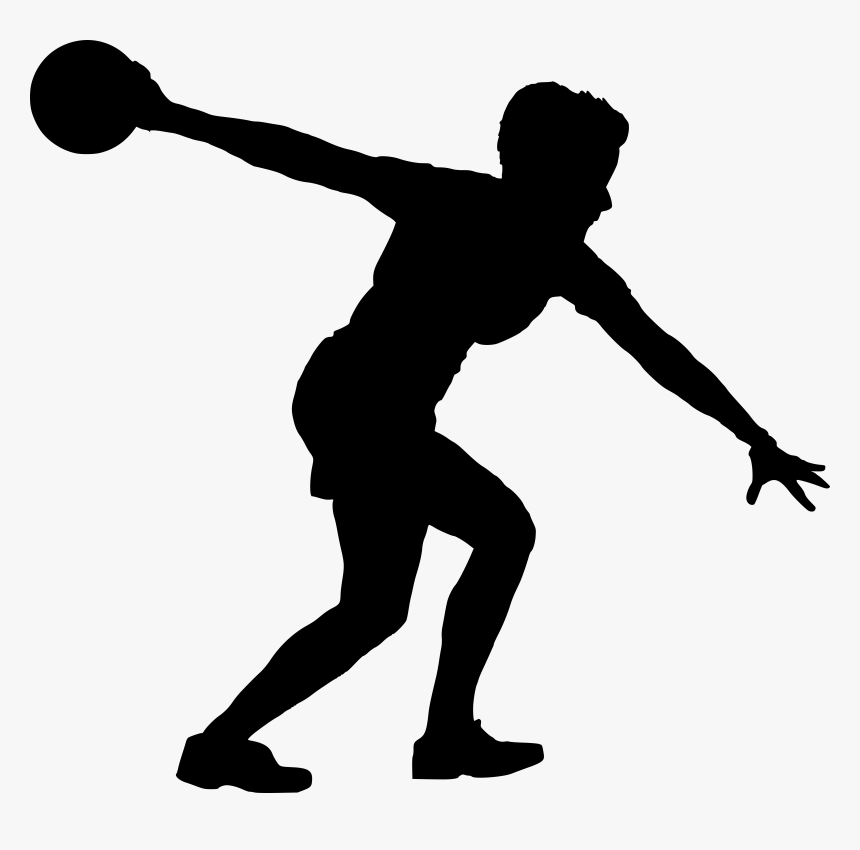 Silhouette Bowling Vector Png, Transparent Png, Free Download