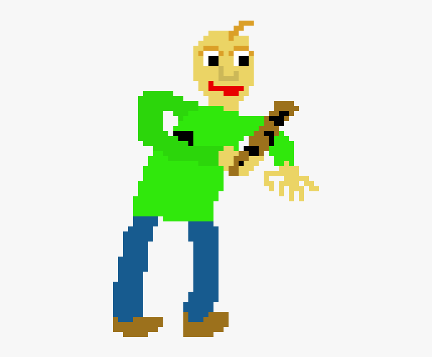 Baldi's Basics Pixel Art, HD Png Download, Free Download