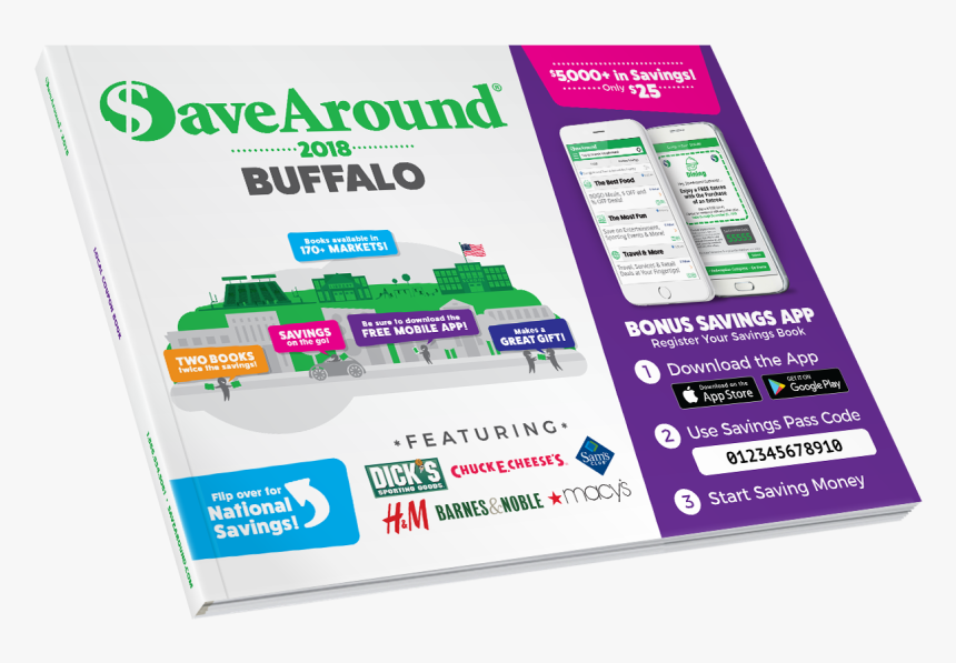 2019 Save Around Coupon Book, HD Png Download, Free Download