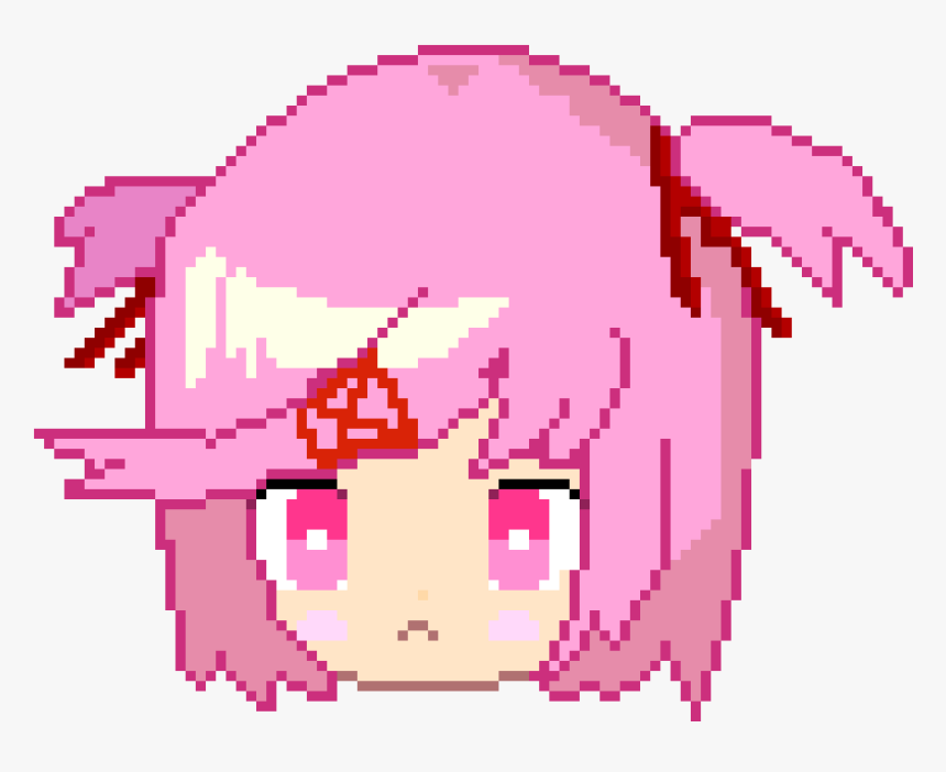 Minecraft Natsuki Pixel Art, HD Png Download, Free Download