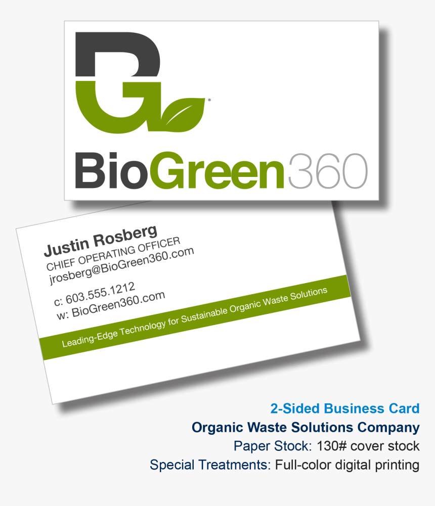 Bio Green 360 Business Card Printing Example - Graduates Yorkshire, HD Png Download, Free Download