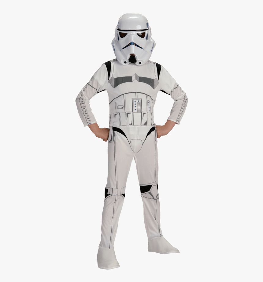 Classic Kids Stormtrooper Costume - Star Wars Storm Trooper Costume, HD Png Download, Free Download