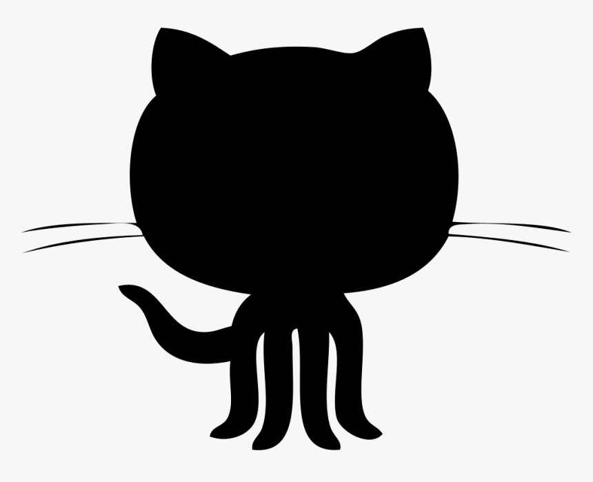 Github Logo Black Shape - Github, HD Png Download, Free Download