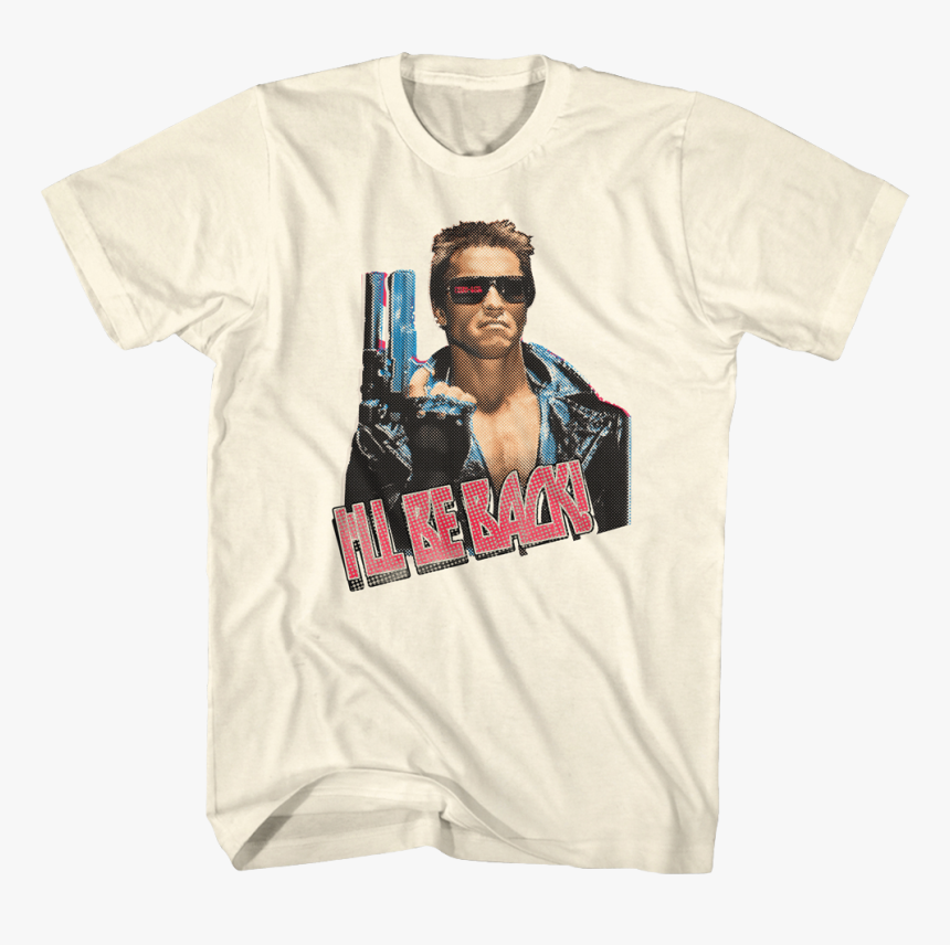 Retro I"ll Be Back Terminator Shirt - Terminator Movie T Shirts, HD Png Download, Free Download