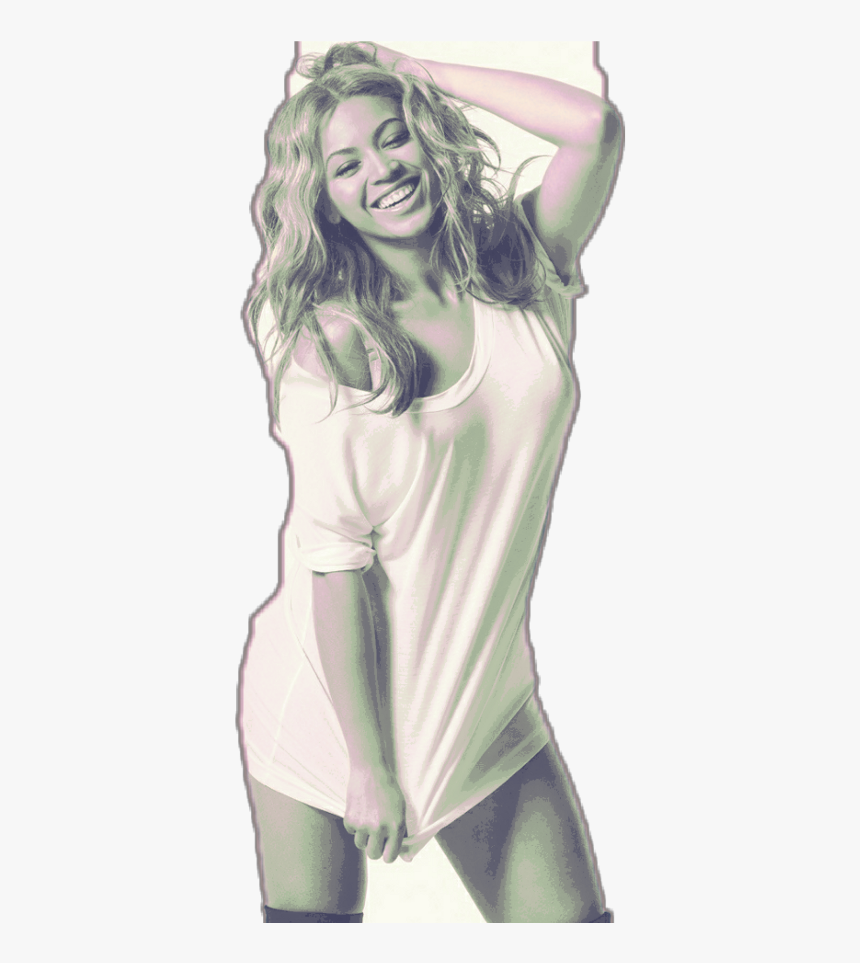 Remixed Sticker Beyonce Blackandwhite - Beyonce Photoshoot 2009, HD Png Download, Free Download