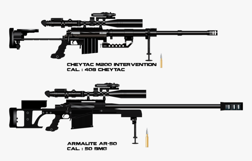 Armalite Ar Et - 50 Cal Cheytac M200 Intervention, HD Png Download, Free Download