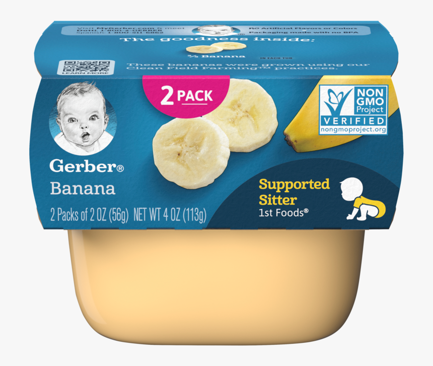 1st Foods Banana - Gerber 1st Foods, HD Png Download, Free Download