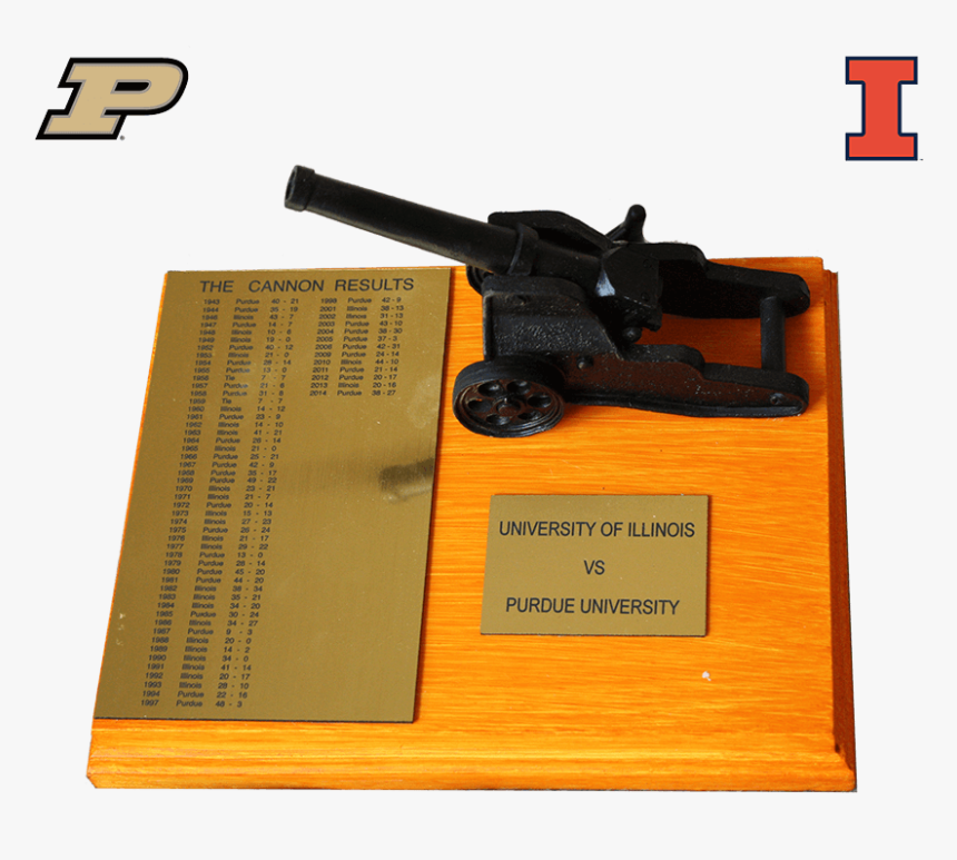 Purdue Illinois Cannon Trophy, HD Png Download, Free Download