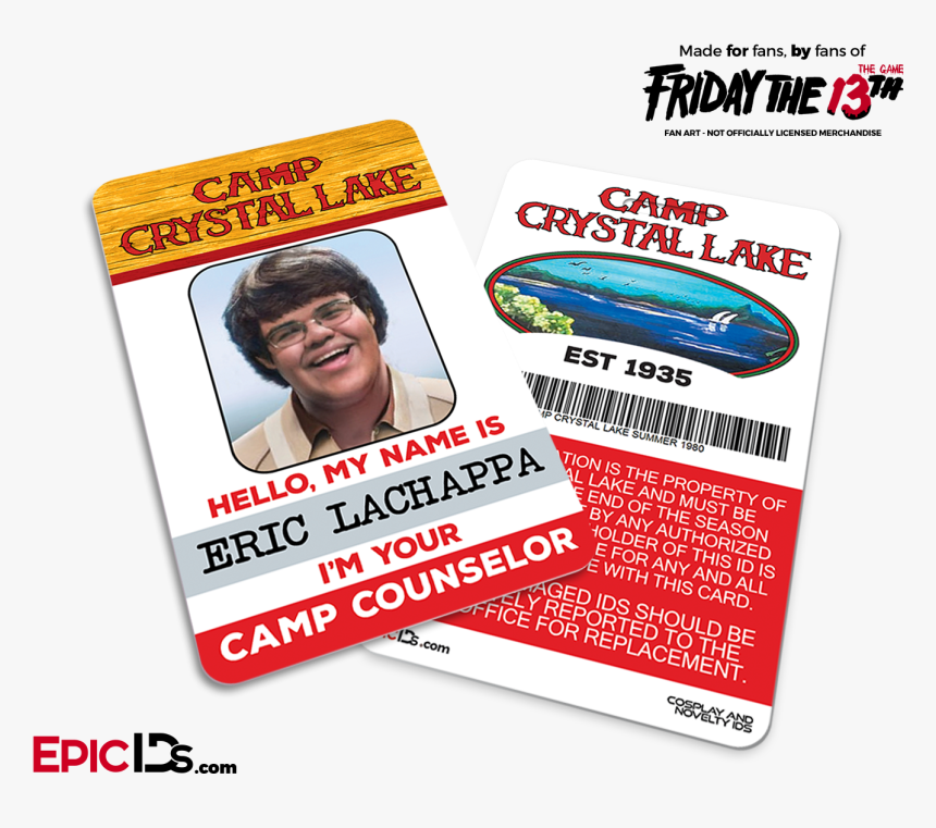Camp Crystal Lake "friday The 13th, HD Png Download, Free Download
