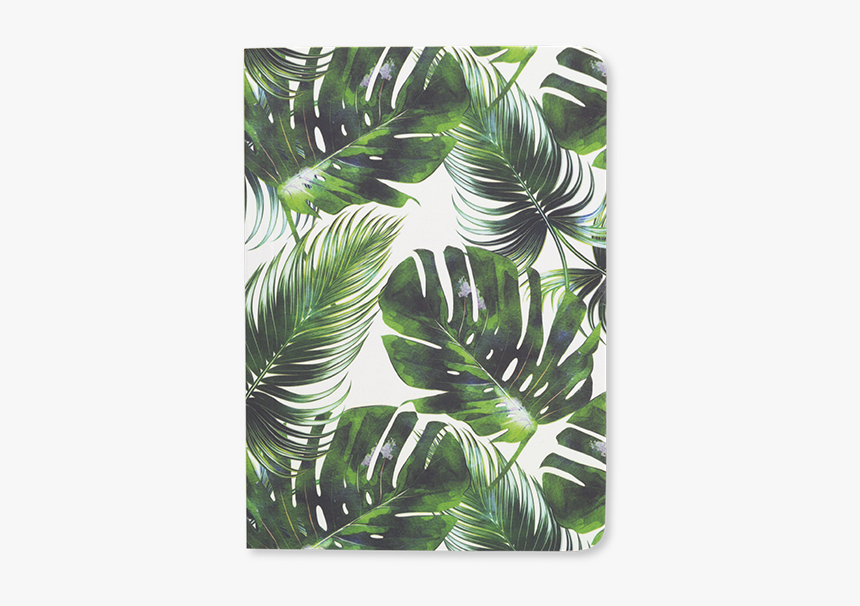 Handbag Notebook - Tropical Leaf Print, HD Png Download, Free Download