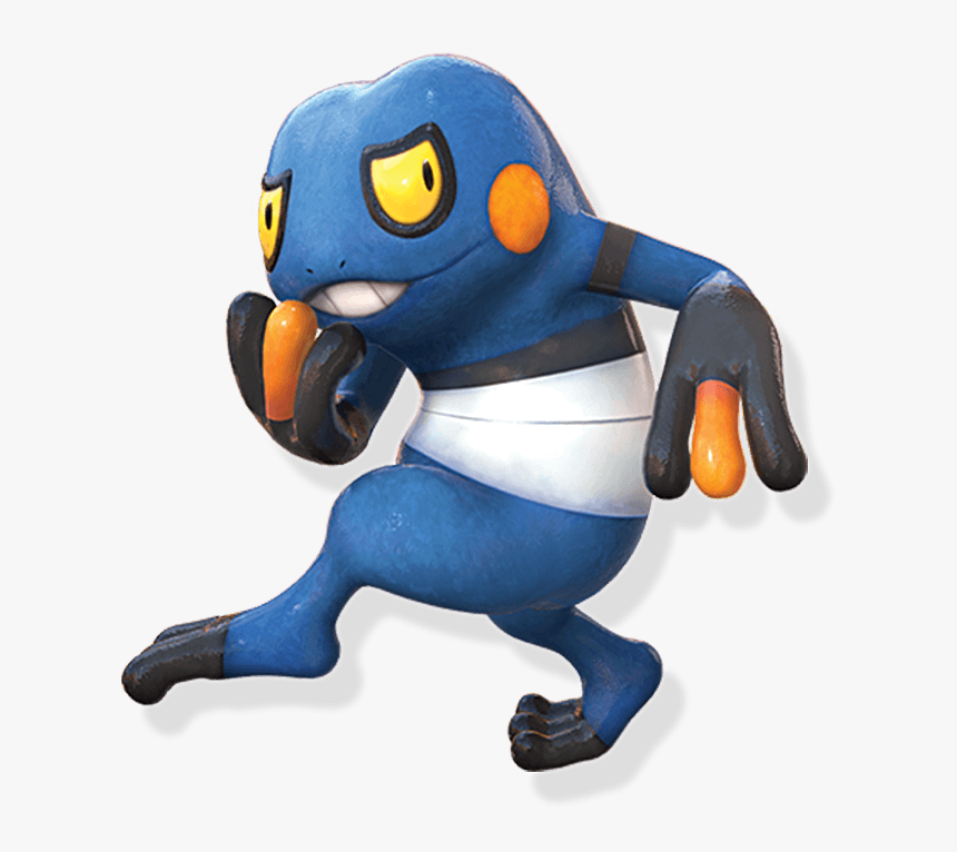 Pokken Tournament Dx Croagunk, HD Png Download, Free Download