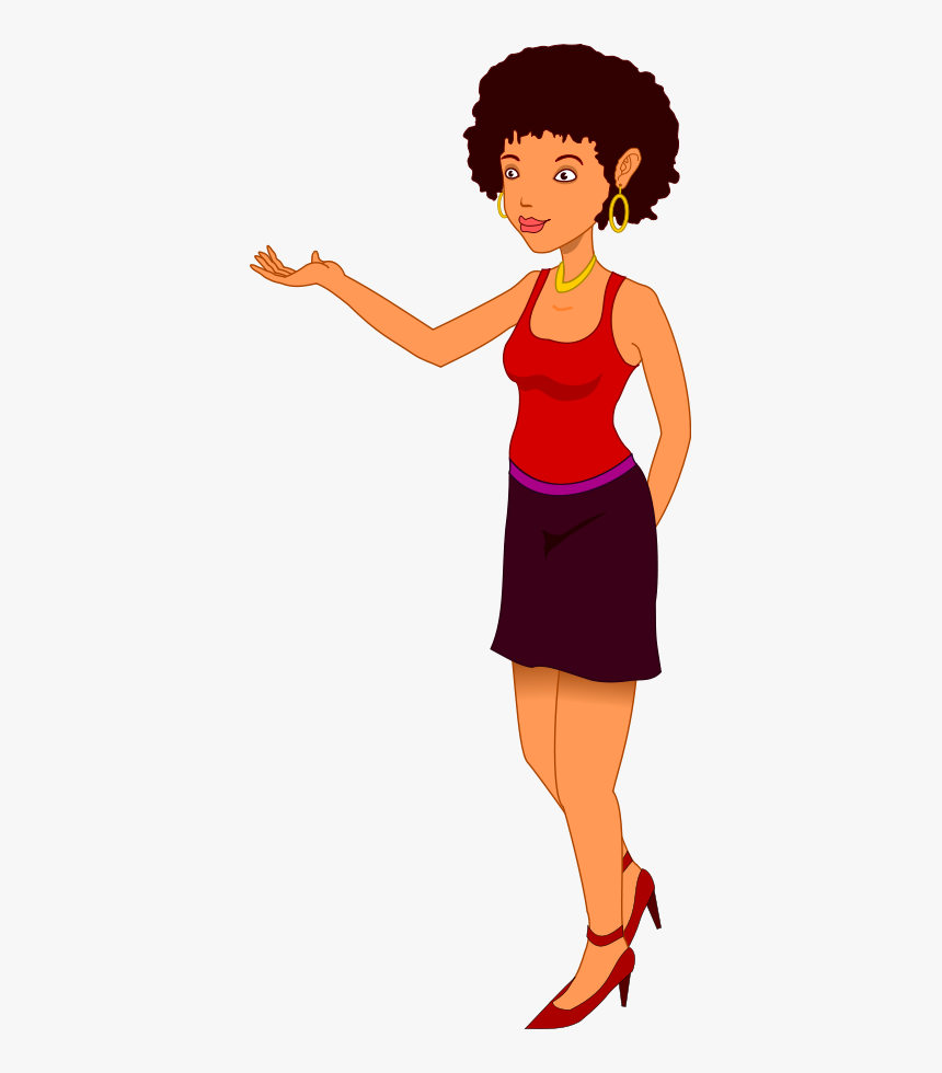Woman Standing Clipart - Woman Clipart Transparent, HD Png Download, Free Download