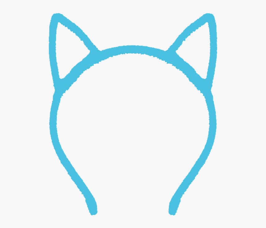 Tour De Meow Fuzzy Cat Ears - Cat Ears Headband Black, HD Png Download, Free Download