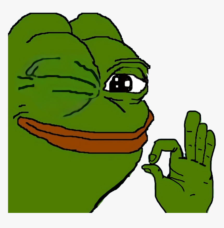 Pepe The Frog Ok , Png Download - Pepe The Frog Ok Sign, Transparent ...