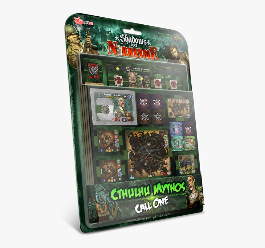 Chtulhu Blisterpack Fakebox Layered - Shadows Over Normandie Cthulhu Mythos Call One, HD Png Download, Free Download