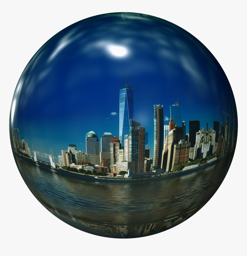 Gold New York City Skyline With Transparent Background, HD Png Download, Free Download