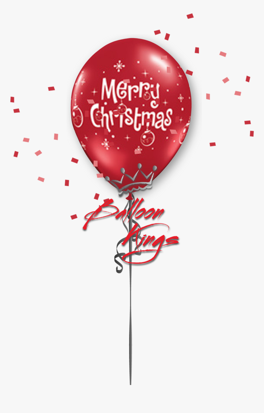 11in Latex Merry Christmas Ornaments - Merry Christmas Balloon Png, Transparent Png, Free Download