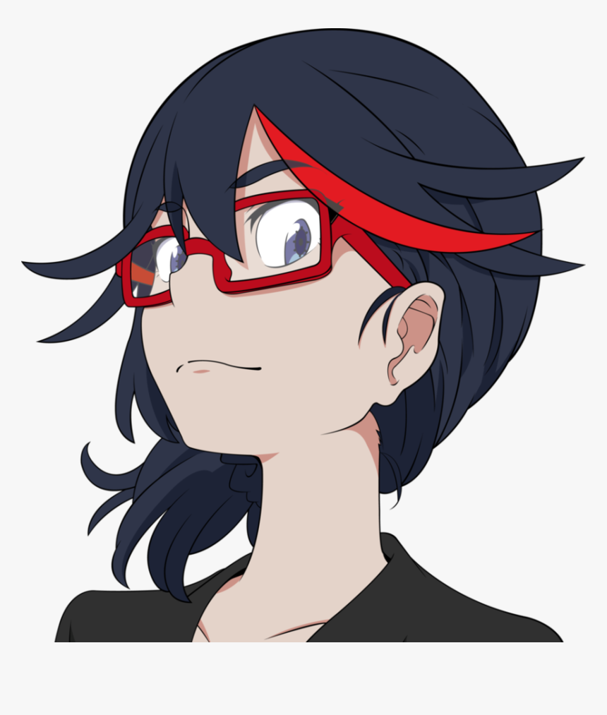 Avatar - Ryuko Matoi With Glasses, HD Png Download, Free Download