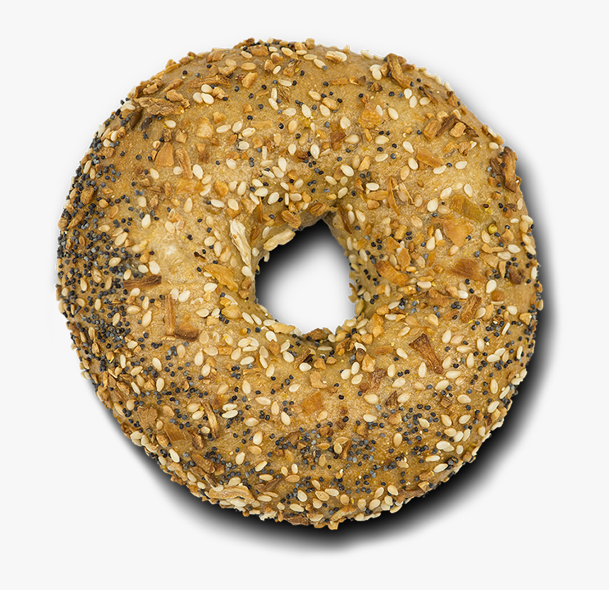 Bagel Whole Wheat Everything - Everything Bagel Png, Transparent Png, Free Download