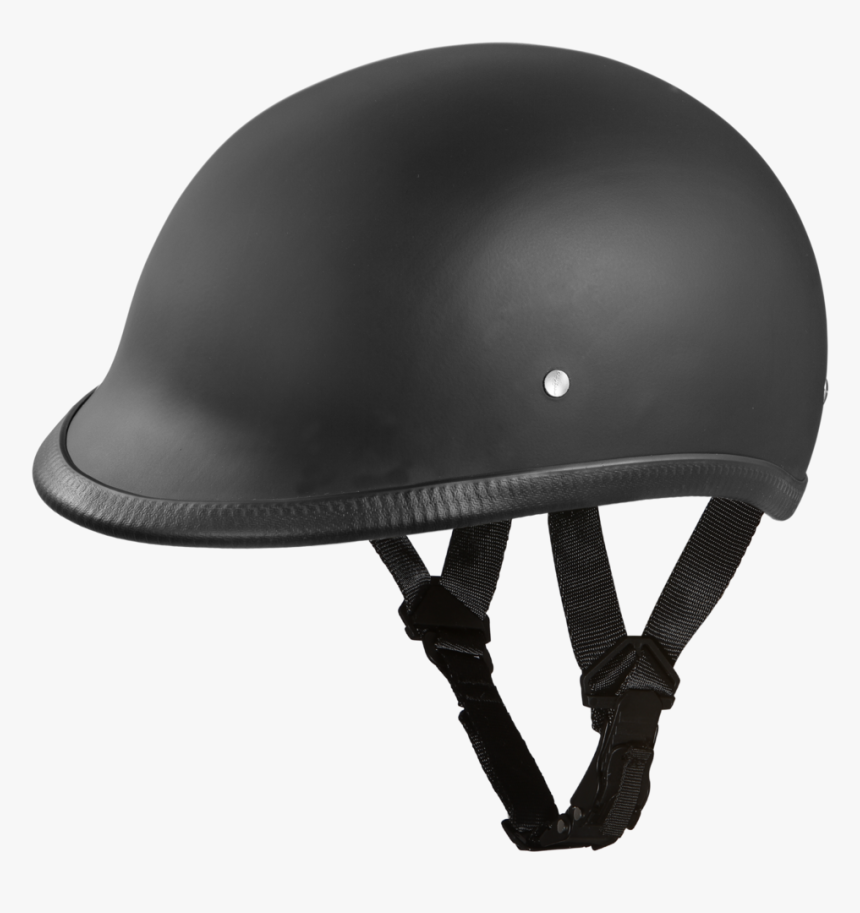 Daytona Helmets Motorcycle Half Helmet Hawk- Dull Black - Motorcycle Polo Helmet, HD Png Download, Free Download