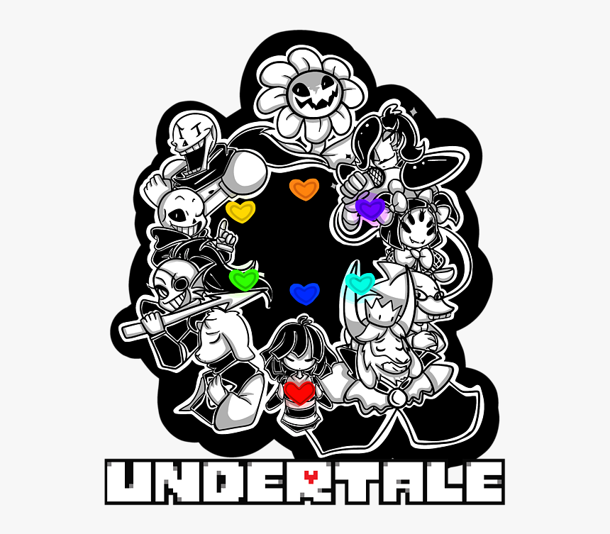 Undertale Characters And Souls, HD Png Download, Free Download