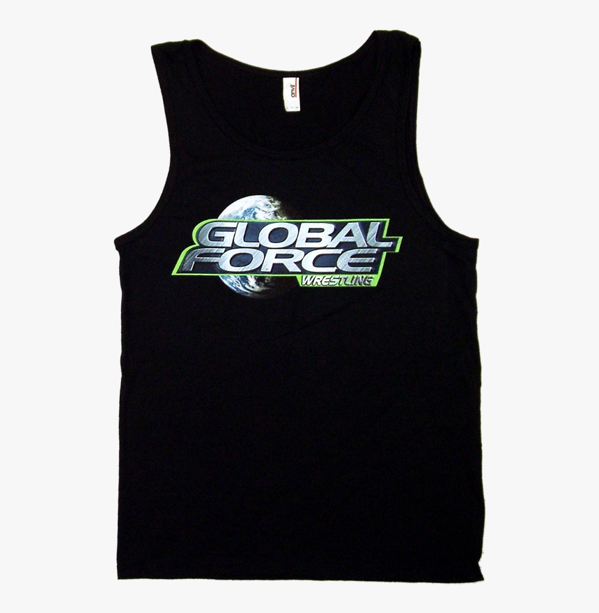 Global Force Wrestling Men"s Black Tank Top - Global Force Wrestling, HD Png Download, Free Download