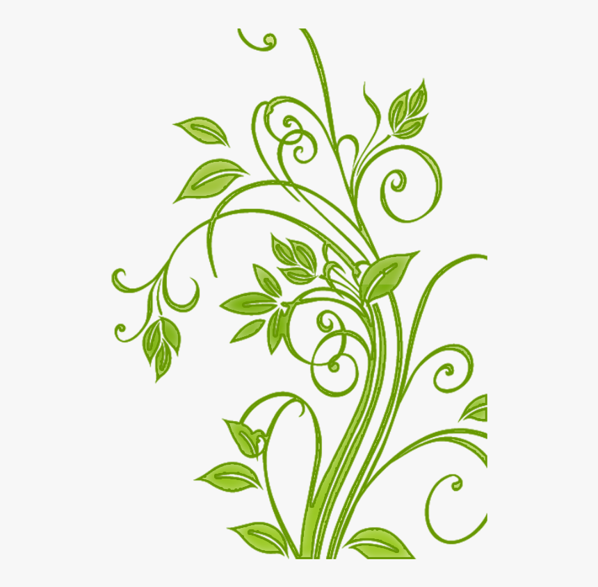 Green floral background Royalty Free Vector Image