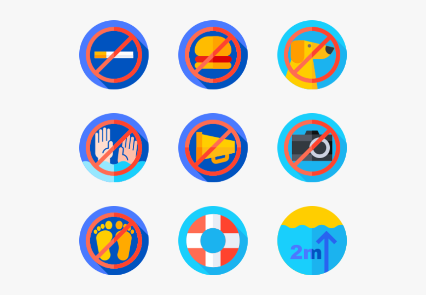 Swimming Pool Rules - Augmented Reality Icons, HD Png Download, Free Download