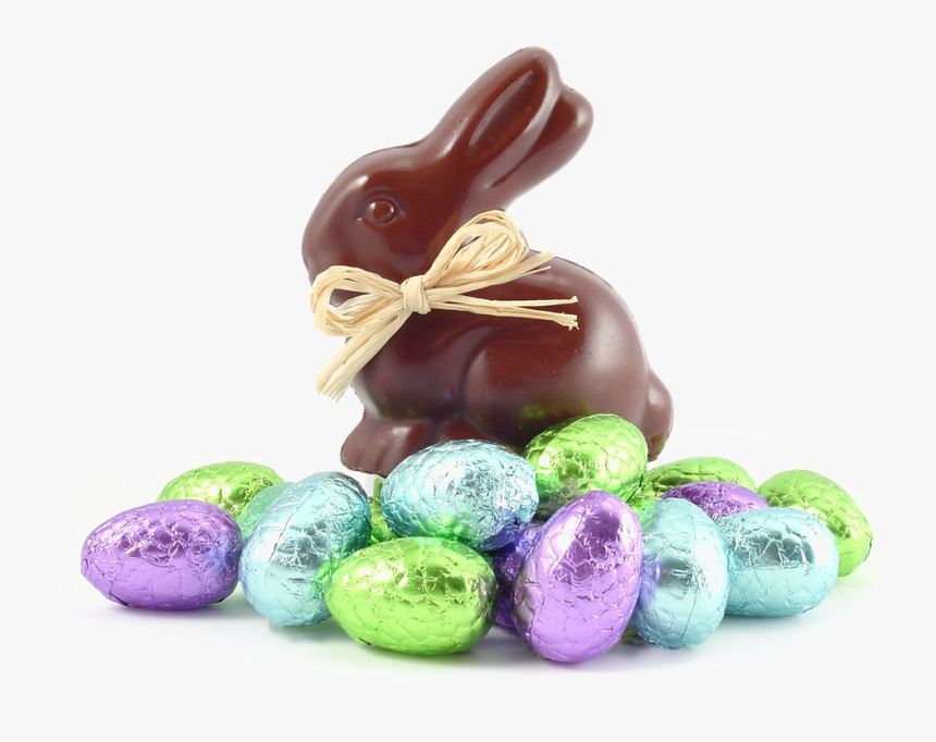 Easter Candy Png Image - Chocolate Eggs And Bunnies, Transparent Png, Free Download