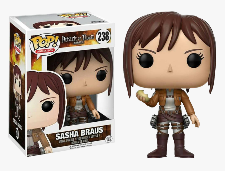 Transparent Attack On Titan Png - Sasha Braus Funko Pop, Png Download, Free Download